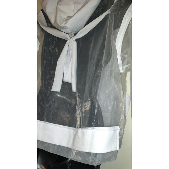 Fashion Nova White Muse Hoodie Sz S Sheer Boxy Jacket Space Futuristic New NWT S - Picture 14 of 16